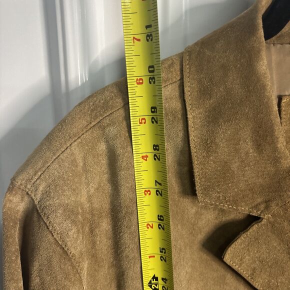 Y2k Venezia Jeans Ladies Suede Jacket Size 26/28 - Picture 6 of 6
